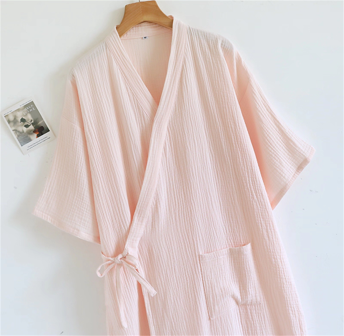 Bathrobe - Spring / Summer 100% Cotton Crepe