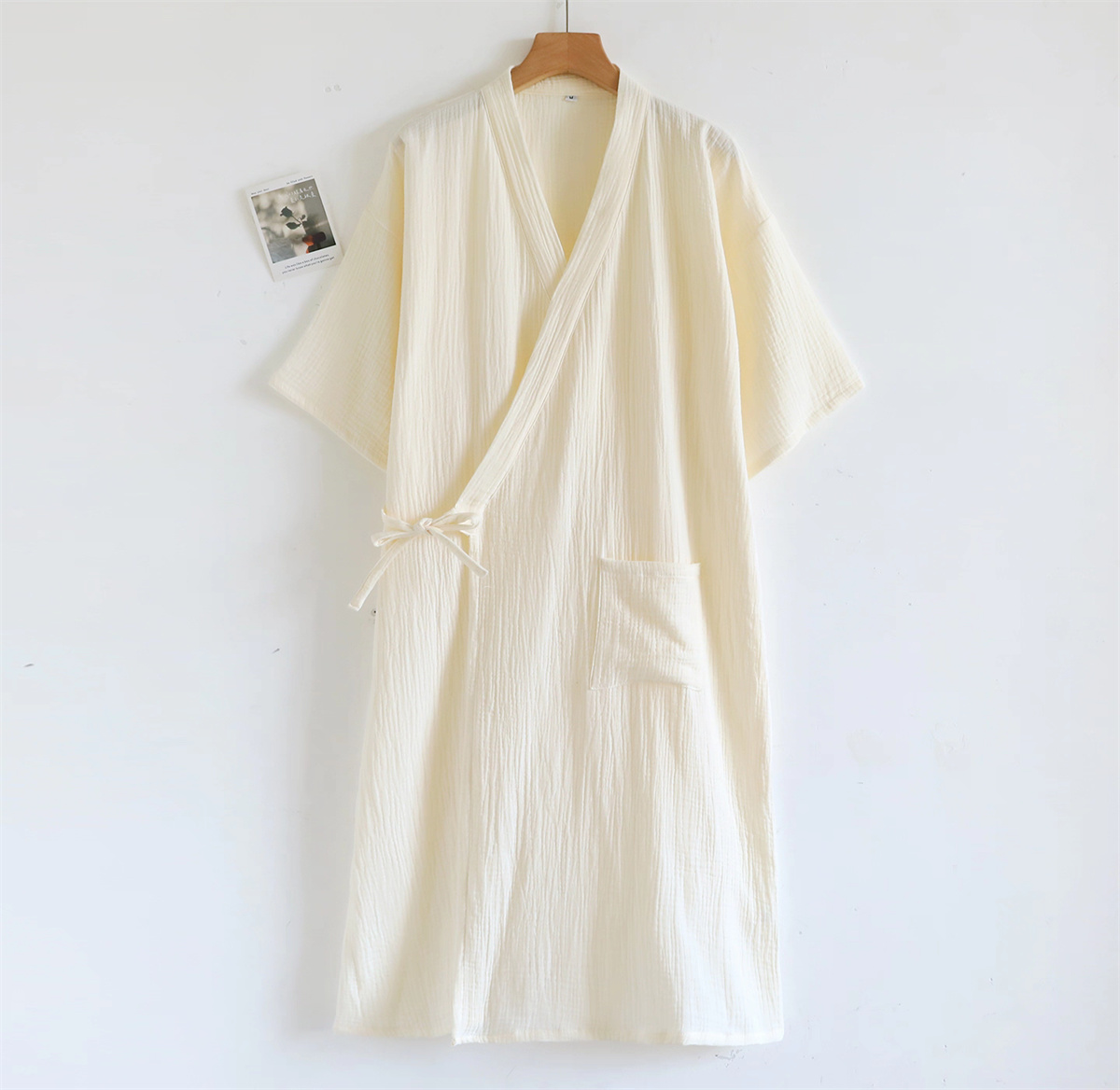 Spring / Summer 100% Cotton Cr - Bathrobe ulasan dan harga