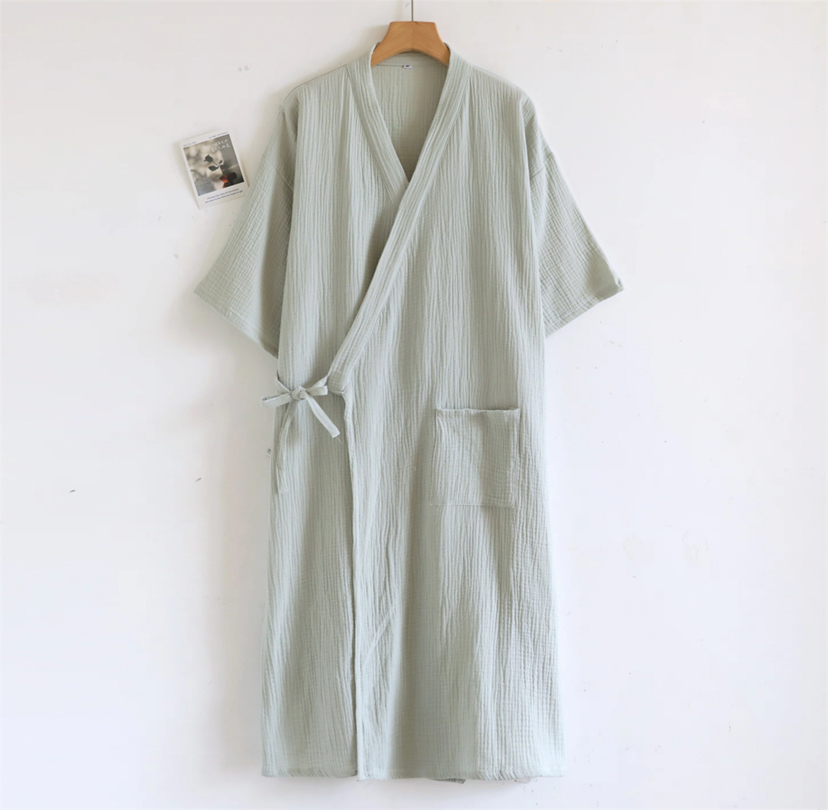 Spring / Summer 100% Cotton Cr - Bathrobe ulasan dan harga
