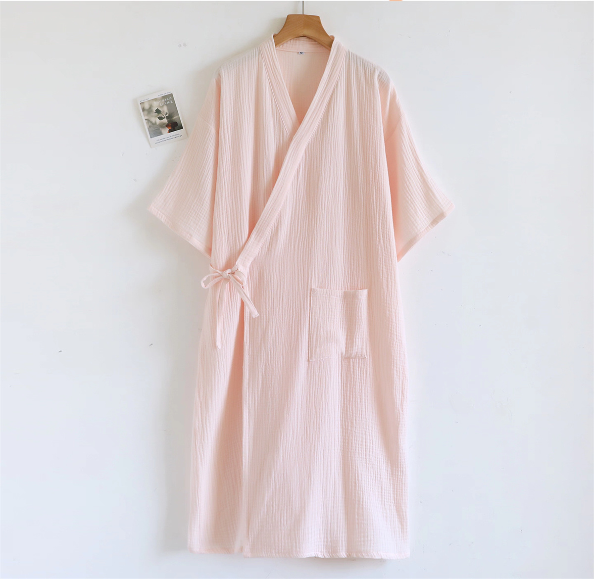 Spring / Summer 100% Cotton Cr - Bathrobe ulasan dan harga
