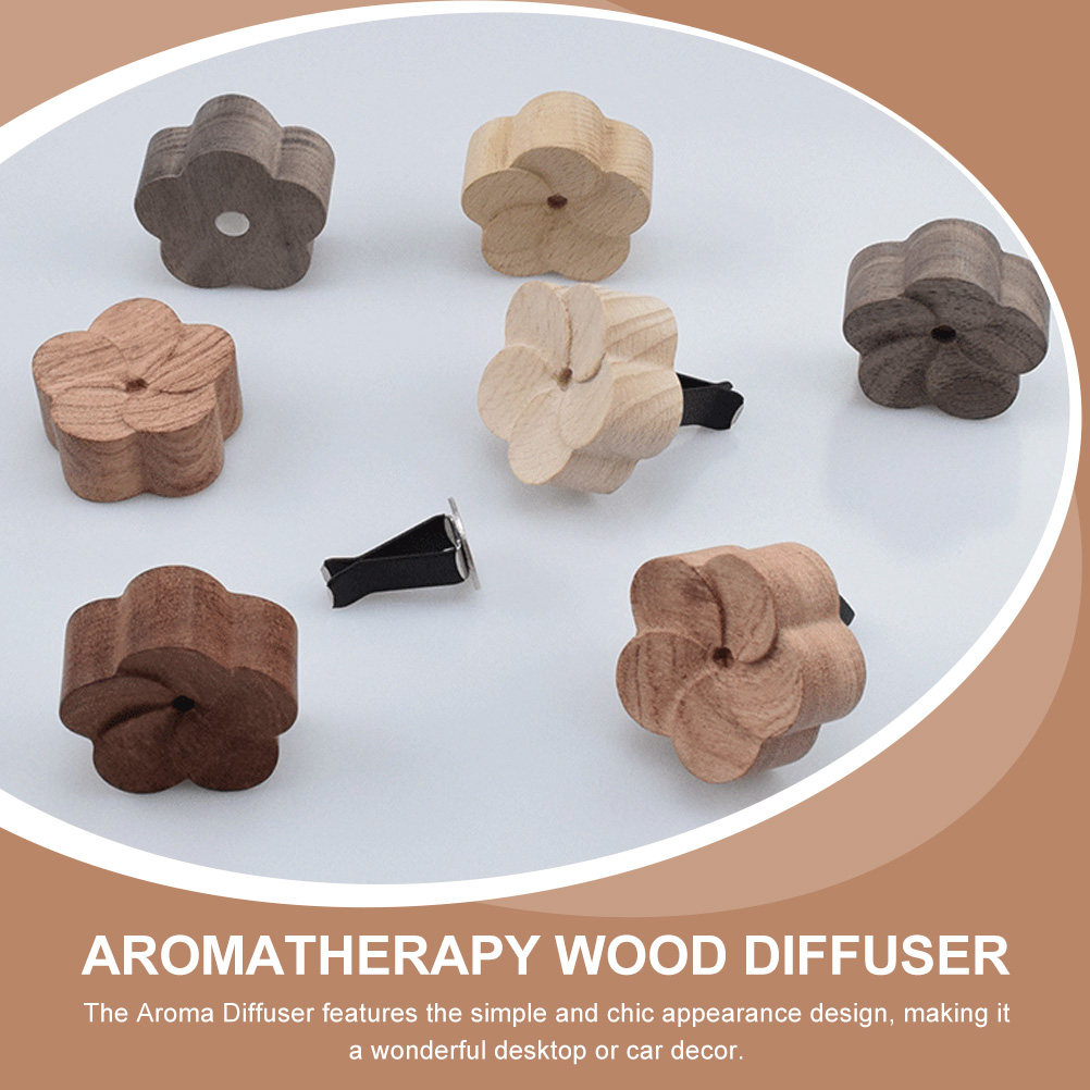 3Pcs Natural Wooden Essential  - Aromatherapy Diffuser ulasan dan harga