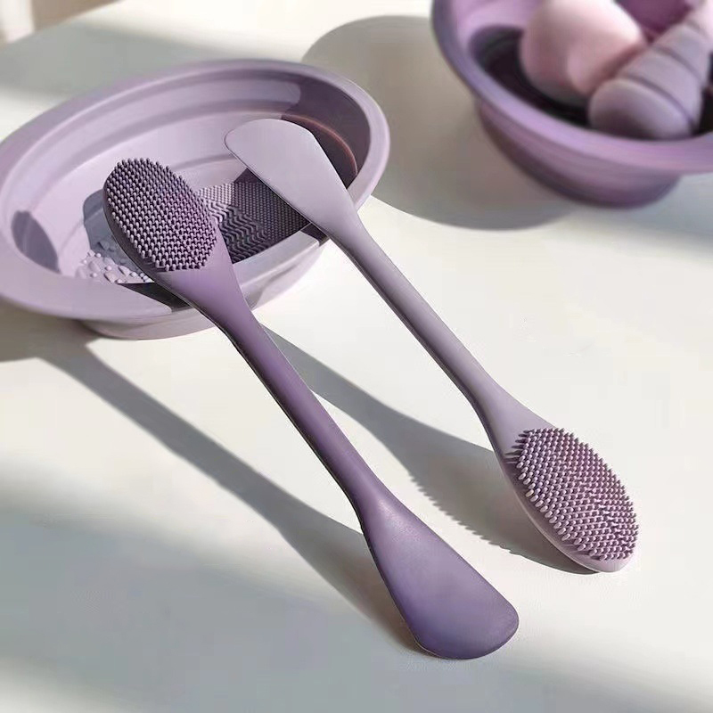Double Head Silicone Facial Ma - Spa Massager ulasan dan harga