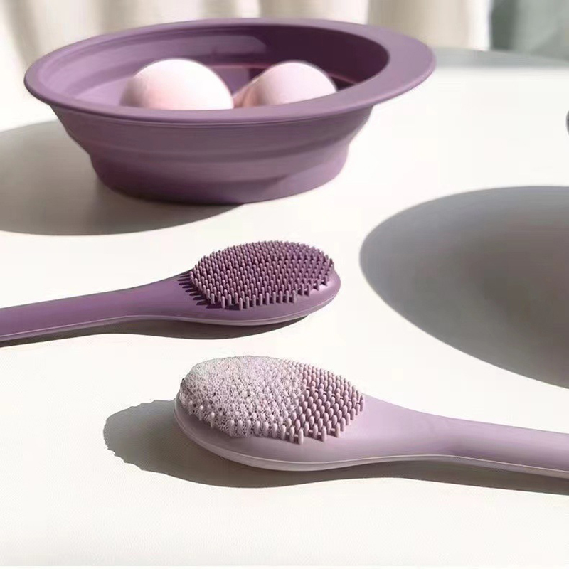 Double Head Silicone Facial Ma - Spa Massager ulasan dan harga