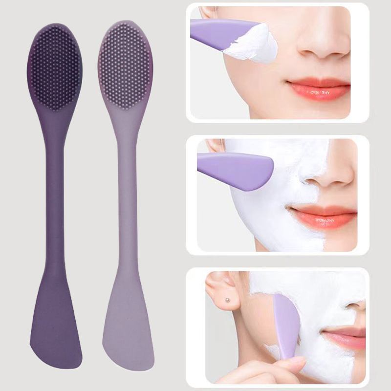 Double Head Silicone Facial Ma - Spa Massager ulasan dan harga