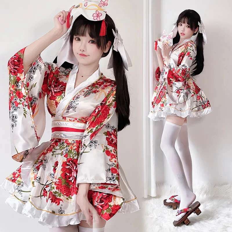 Japanese Modified Kimono Dress - Bathrobe ulasan dan harga
