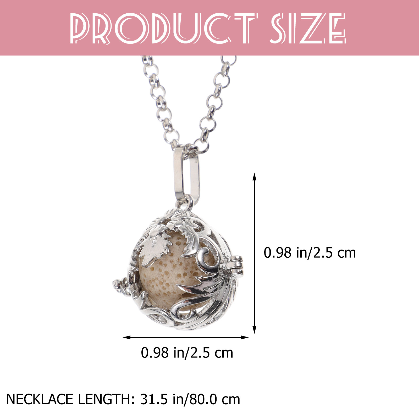 Diffuser Essential Oil Necklac - Aromatherapy Diffuser ulasan dan harga