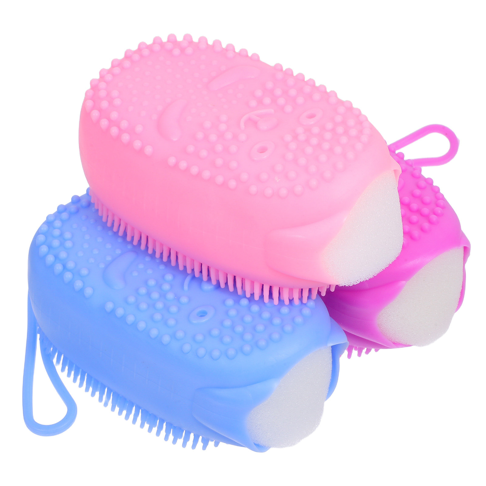 3 Pcs Exfoliating Sponge Body  - Body Brush ulasan dan harga
