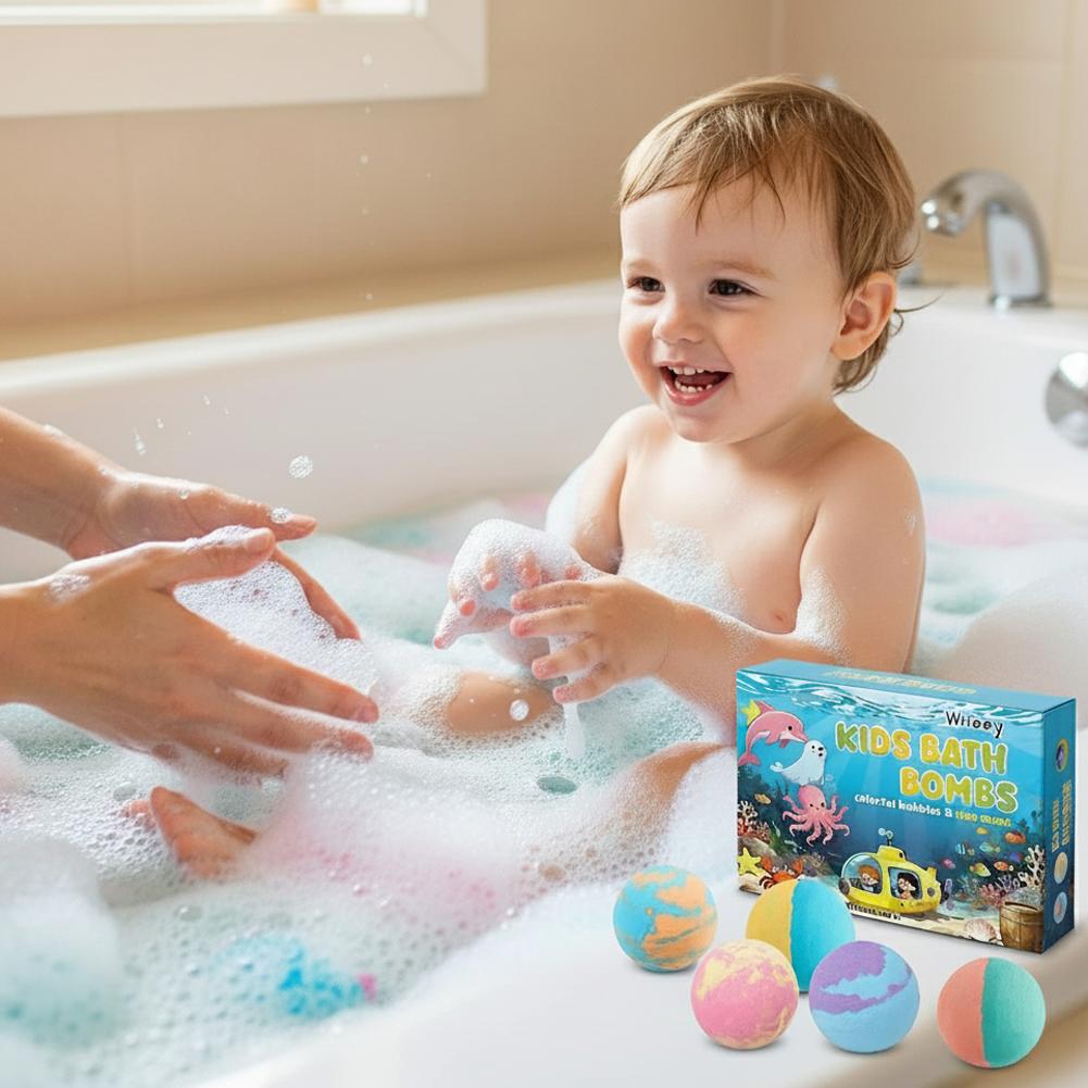 6pcs/Box Colorful Bath Bombs,  - Bath Salts ulasan dan harga