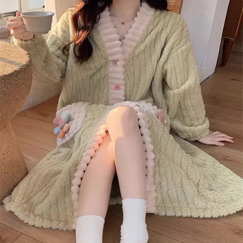 Women's Padded Thickened Warm  - Bathrobe ulasan dan harga