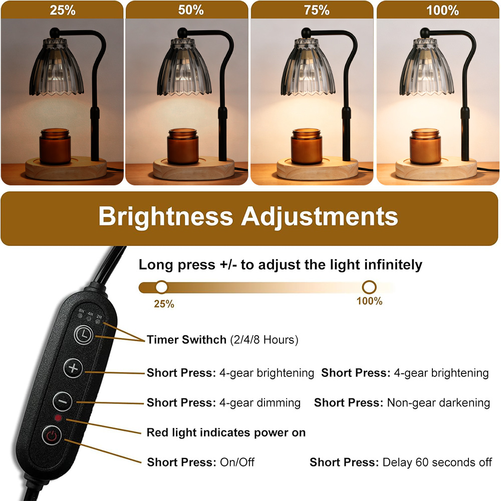 Candle Warmer Lamp with Timer  - Wax Warmer ulasan dan harga