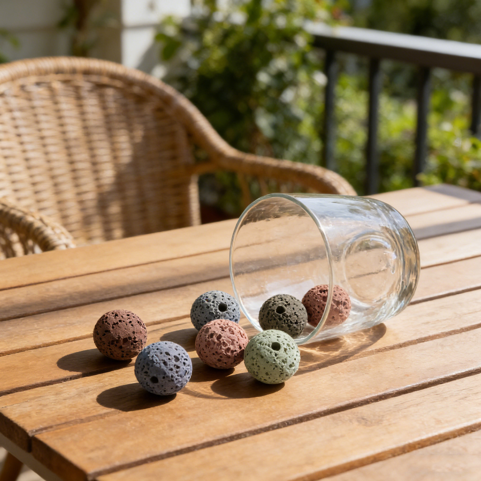 20Pcs Lava Rock Essential Oil  - Aromatherapy Diffuser ulasan dan harga